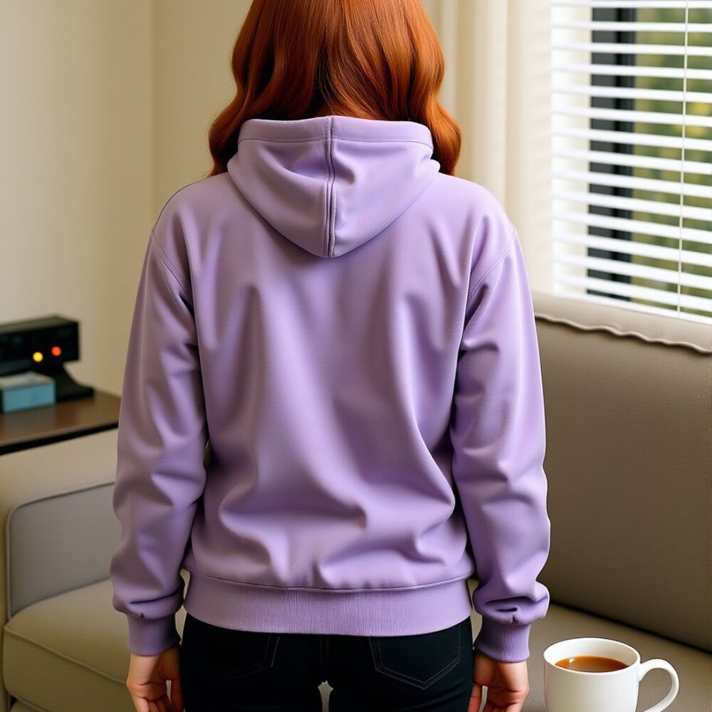 Lavender FRIENDS Hoodie – Junior Girls Medium - Picture 2 of 5